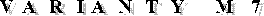 VARIANTY M 1